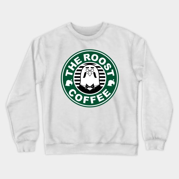 the roost coffee - brewster Crewneck Sweatshirt by LegendaryPhoenix